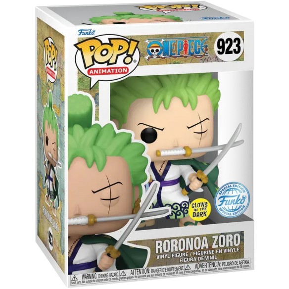 Funko Pop Animation 923 - Roronoa Zoro - One Piece (Special Edition) (Glows in the Dark)