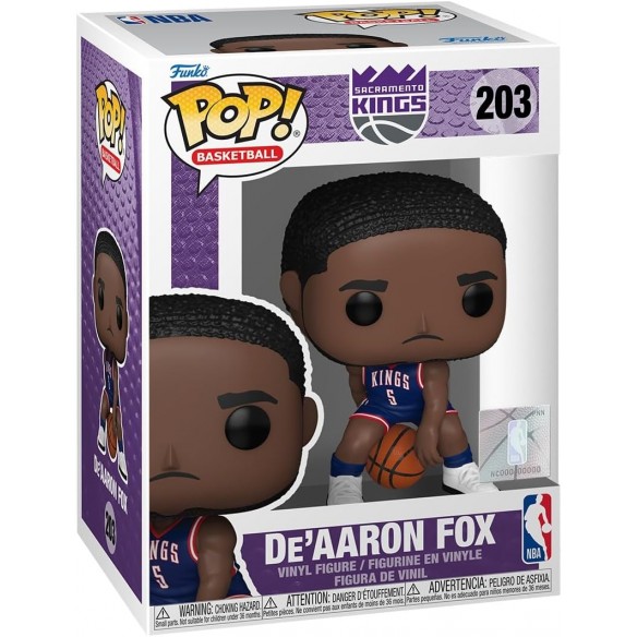 Funko Pop Basketball 203 - De'Aaron Fox - Sacramento Kings