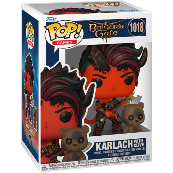 Funko Pop Games 1018 - Karlach with Clive - Baldur's Gate 3