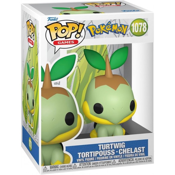 Funko Pop Games 1078 - Turtwig - Pokémon