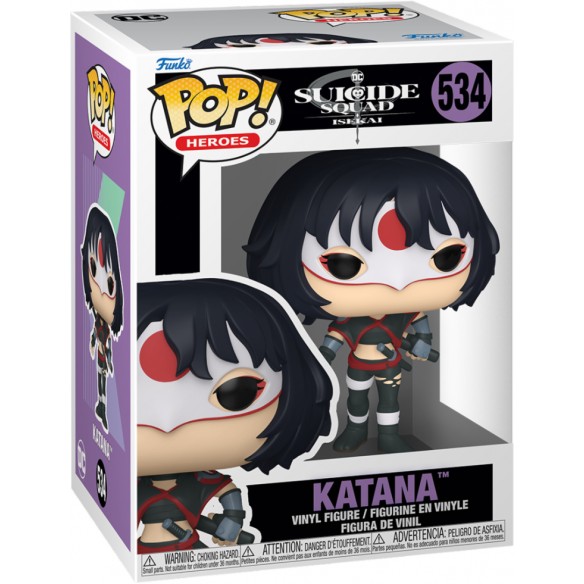 Funko Pop Heroes 534 - Katana - Suicide Squad Isekai