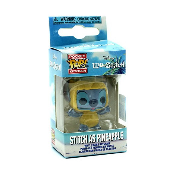 Funko Pop Keychain - Stitch as Pineapple - Lilo & Stitch
