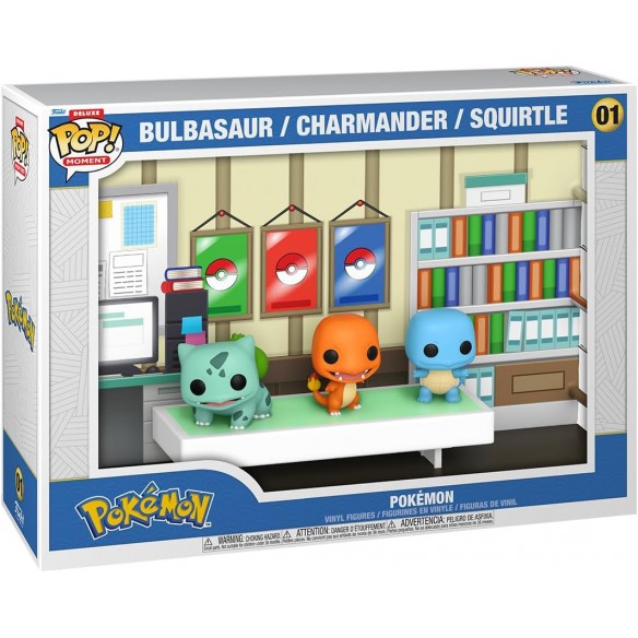 Funko Pop Moment 01 - Bulbasaur / Charmander / Squirtle - Pokémon (Oversized)
