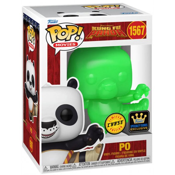 Funko Pop Movies 1567 - Po - Kung Fu Panda (Chase) (Specialty Series)