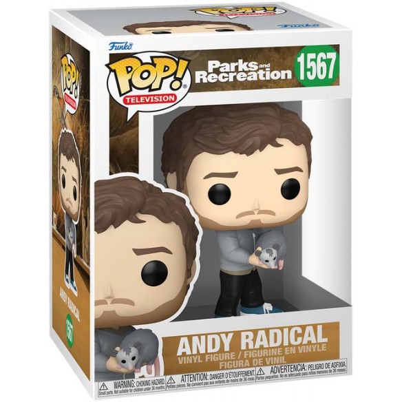 Funko Pop Television 1567 - Andy Radical - Parks and Recreation