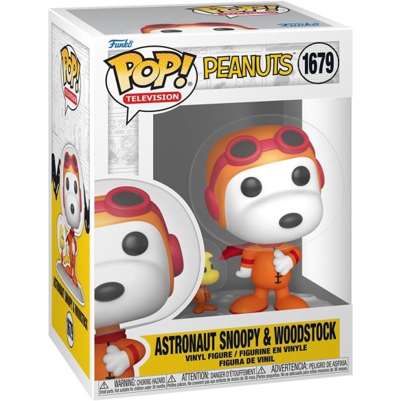Funko Pop Television 1679 - Astronaut Snoopy & Woodstock - Peanuts