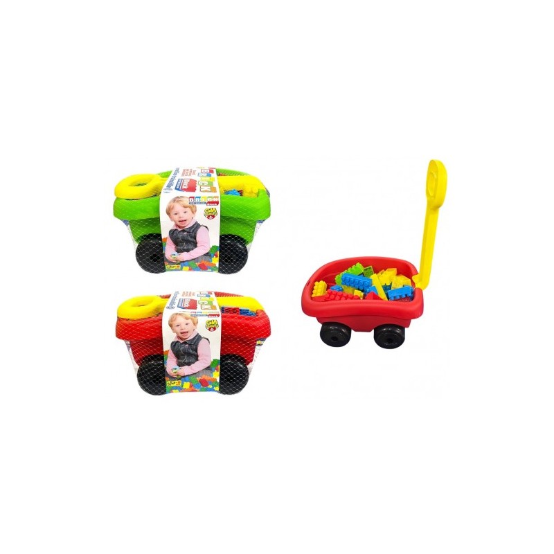 GIAV - Carrellino con Costruzioni - 0595