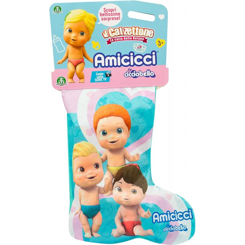 GIOCHI PREZIOSI - Amicicci Calza della Befana (Giochi Inclusi) - C0902000