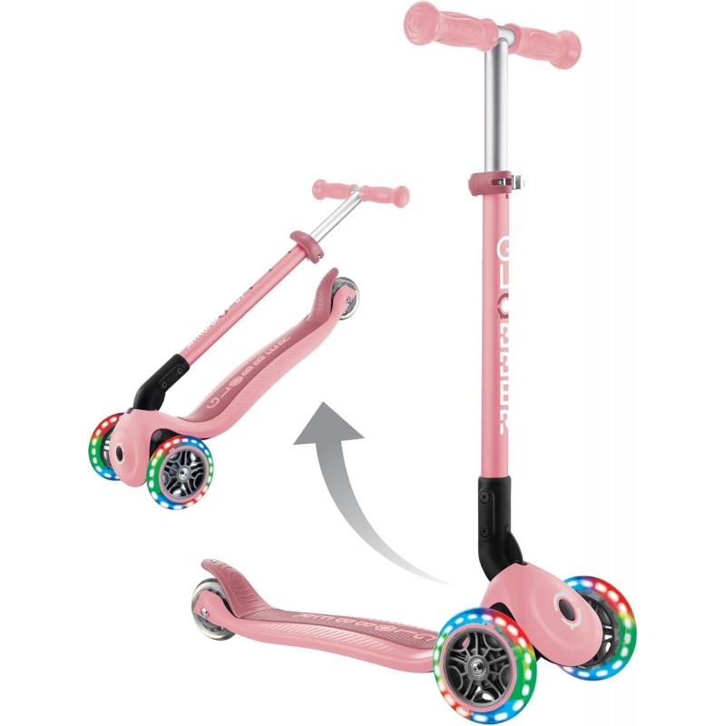 GLOBBER - Monopattino Bambini Primo, Scooter Pastel Pink - IDD432-211