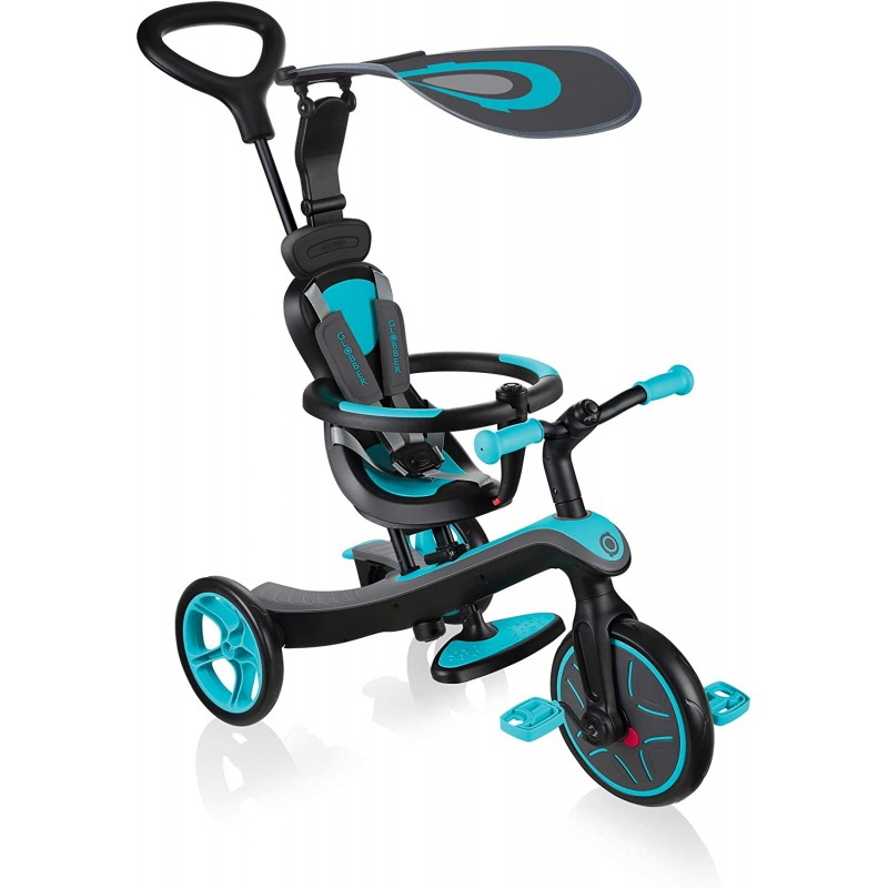GLOBBER - Triciclo Explorer 4 in 1 Verde Acqua - IDD632-106