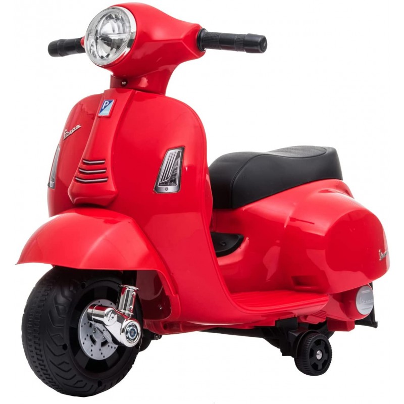 GLOBO - Vespa Piaggio GTS Rossa 8.4Volts Cavalcabile Batteria al Litio- 42754