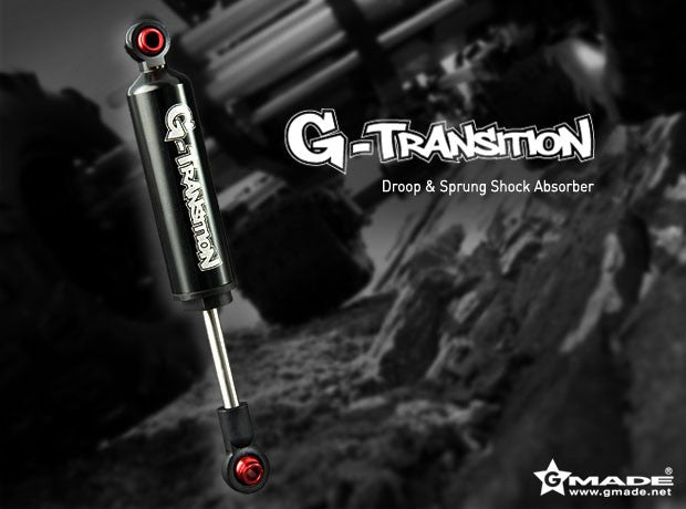 Gmade Ammortizzatore G-Transition Nero 90mm 1/8 (x4) GM20704
