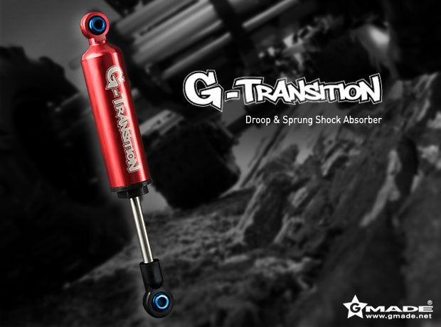 Gmade Ammortizzatore G-Transition Rosso 90mm 1/8 (x4) GM20701