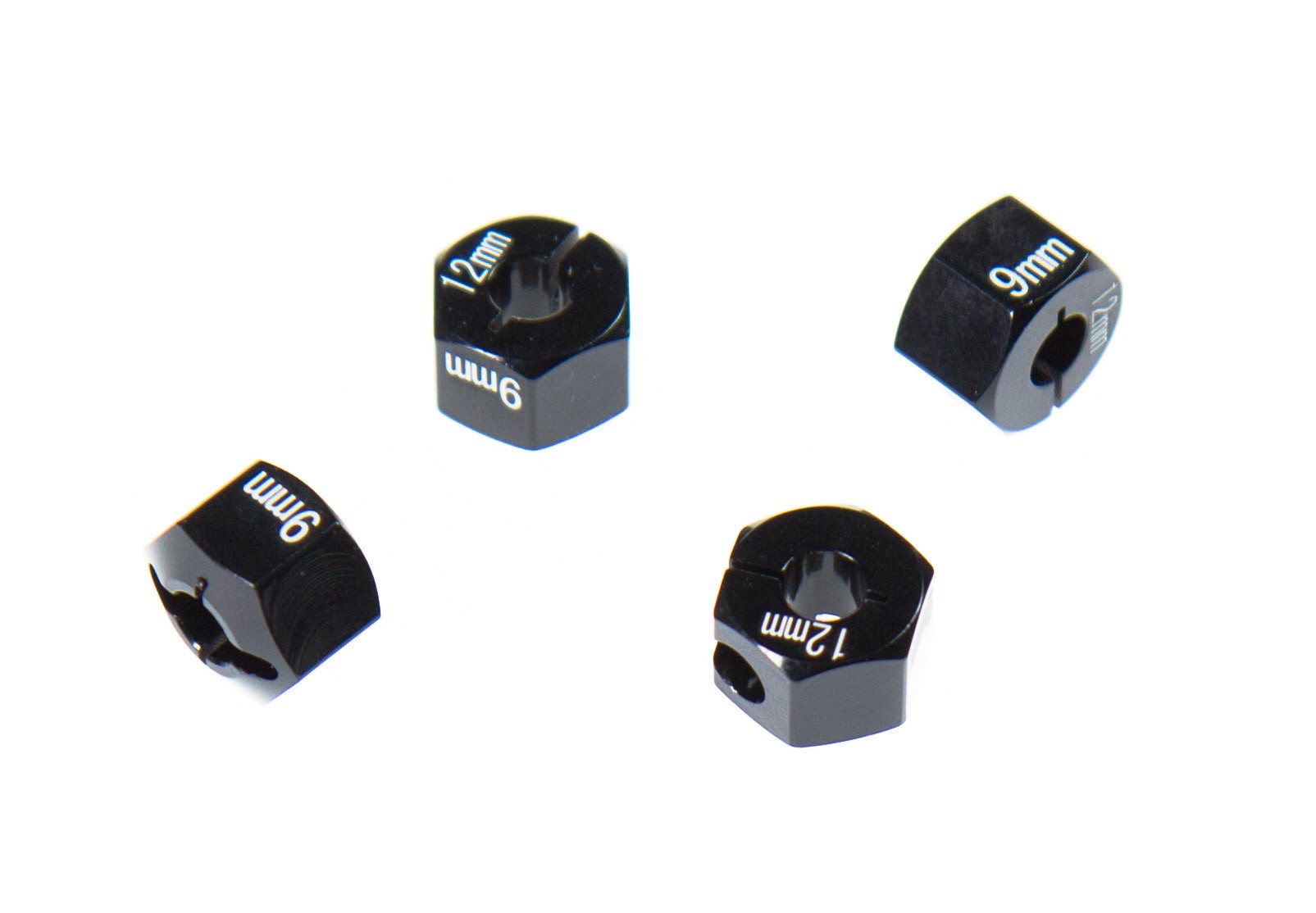 GPM Esagoni 9x12mm alu nero AX010/12X9MM-BK