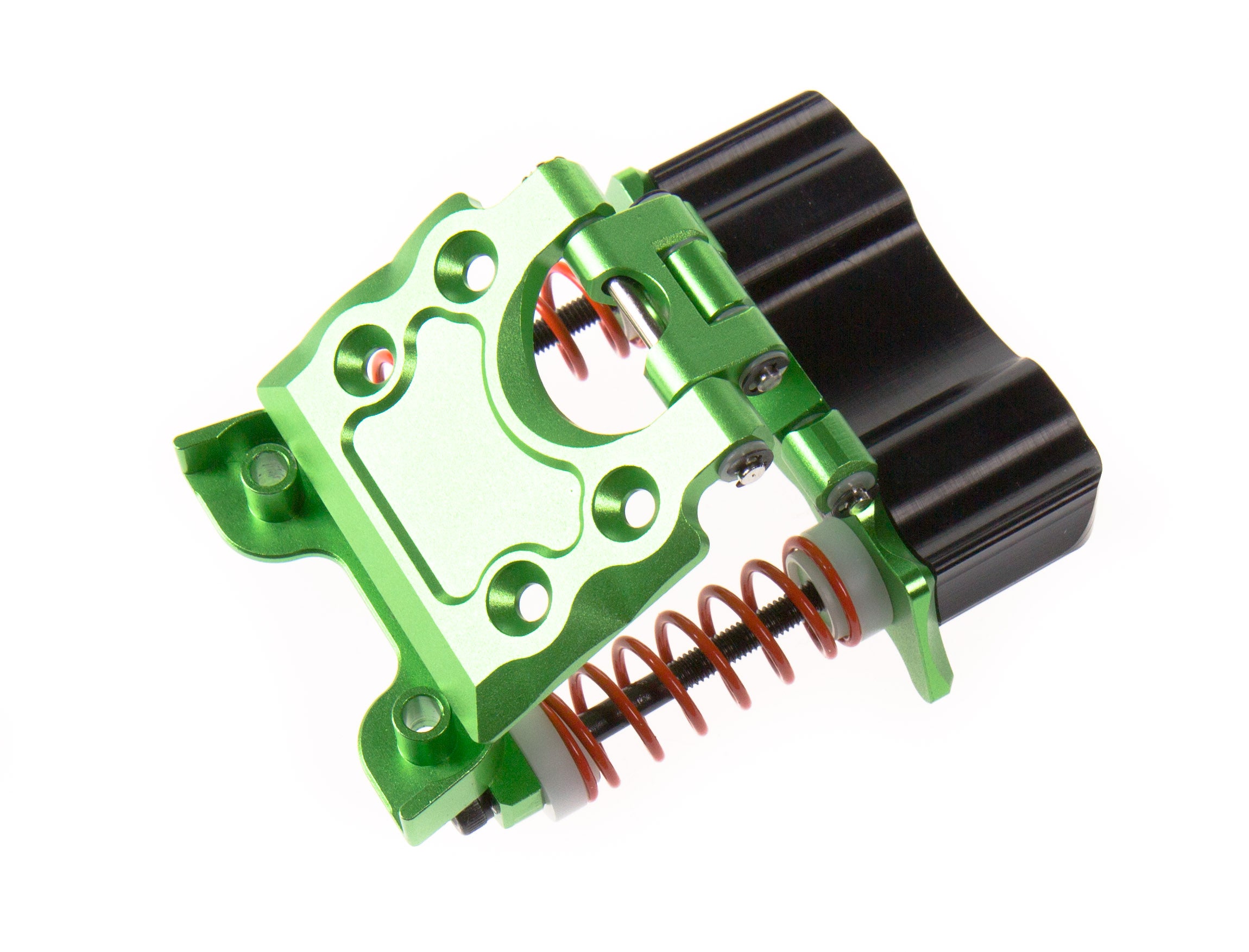 GPM Paraurti anteriore con ammortizzatori in alluminio verde CRA330F-G