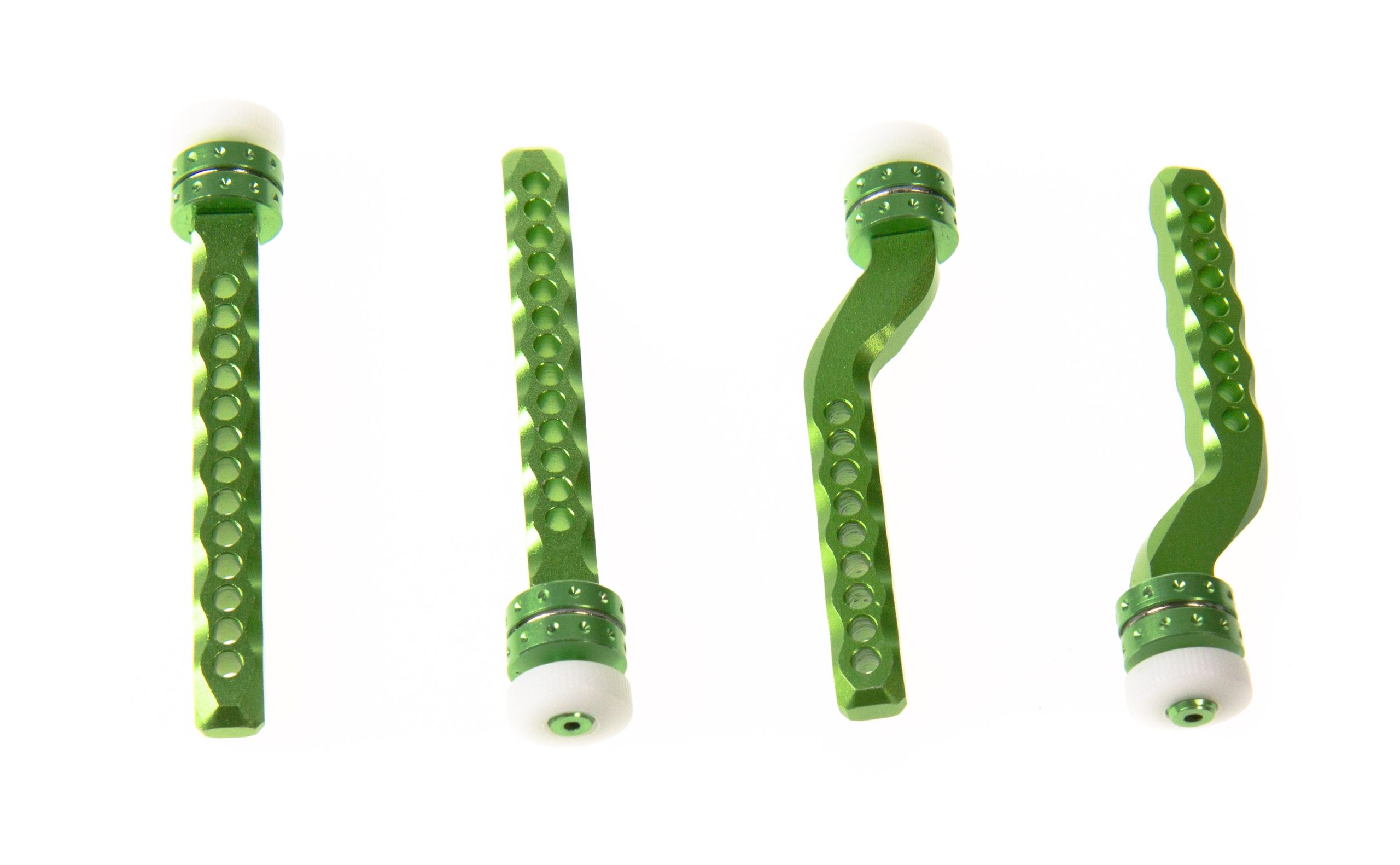 GPM Staffa per carrozzeria anteriore/posteriore con magnete in alluminio verde CRA201FR-G