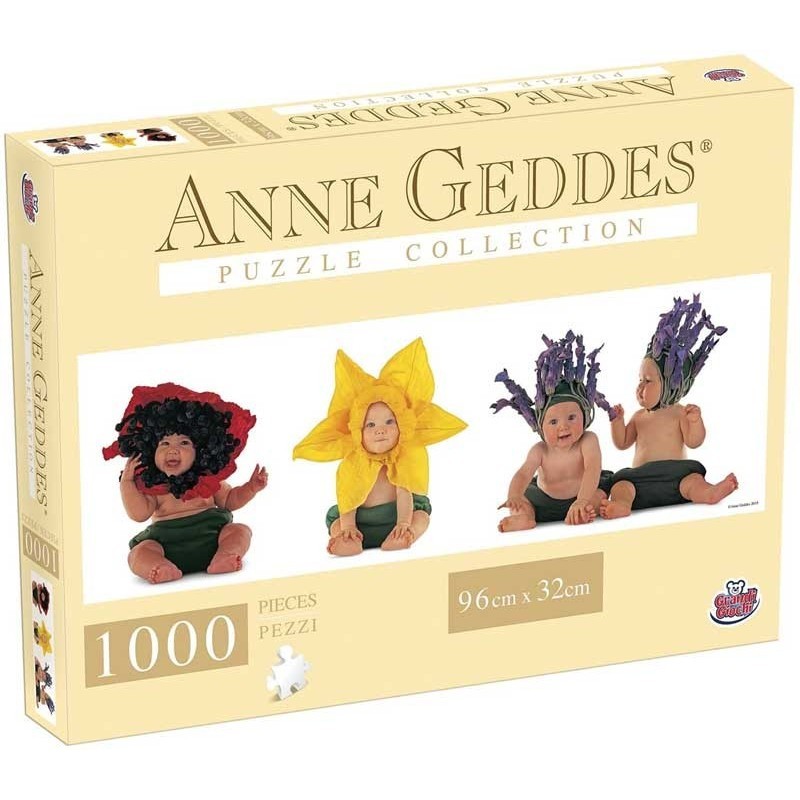 GRANDI GIOCHI - Anne Geddes Puzzle 1000 pezzi 47x66cm. - 90107