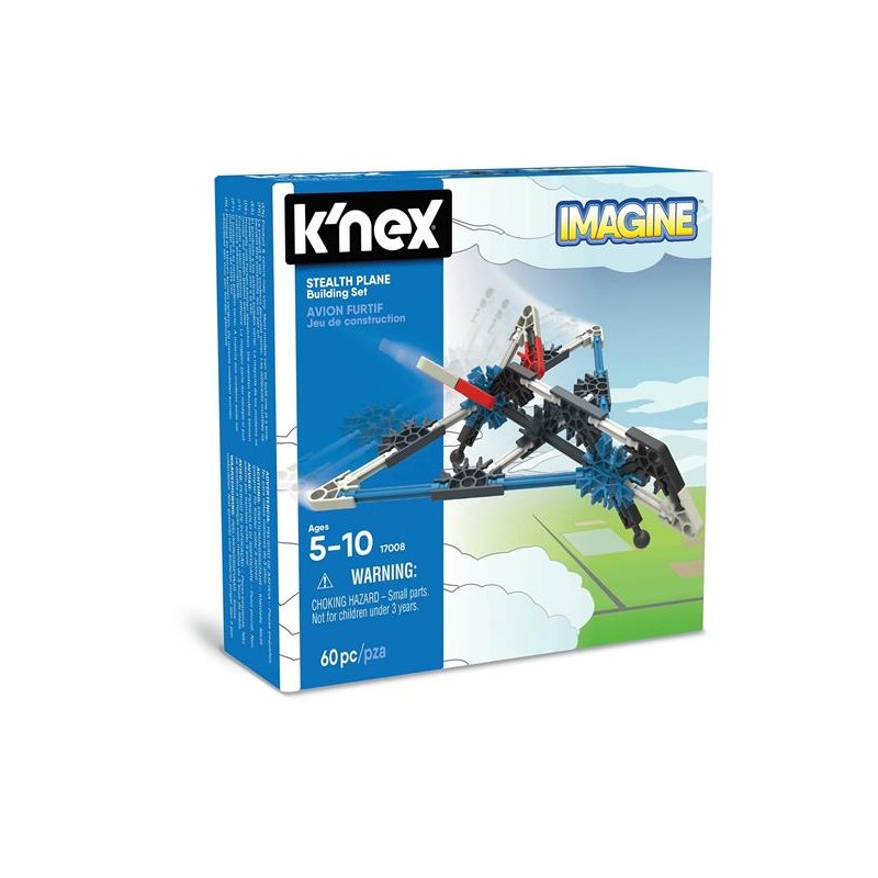 GRANDI GIOCHI - K'Nex Stealth Plane - 17008