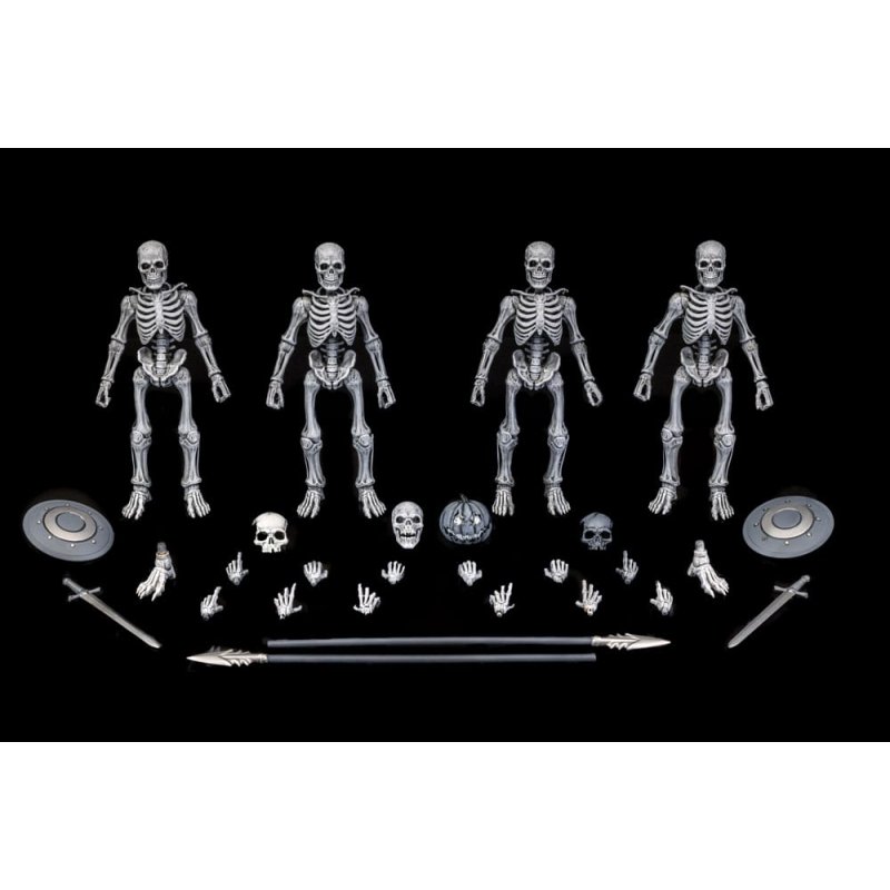 Graveyard Skeletons Actionfigures 4-Pack Graveyard Skeletons