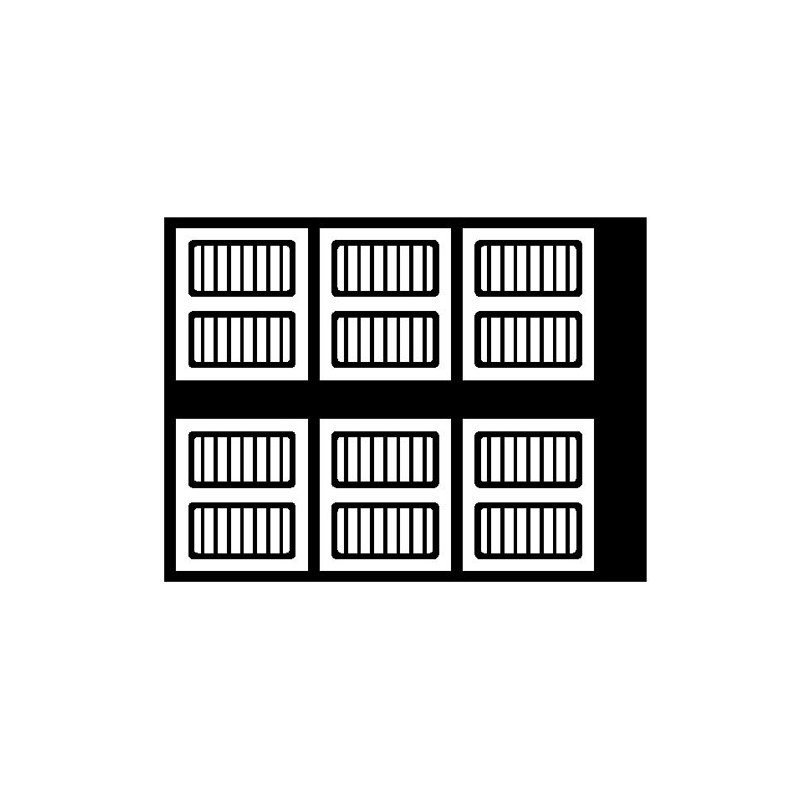 Griglie per furgoni PD-150, RENFE. Trenmilitaria H0-MAT-000-0013