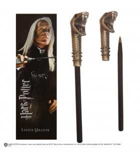 Harry Potter - Bacchetta Penna e Segnalibro di Lucius Malfoy