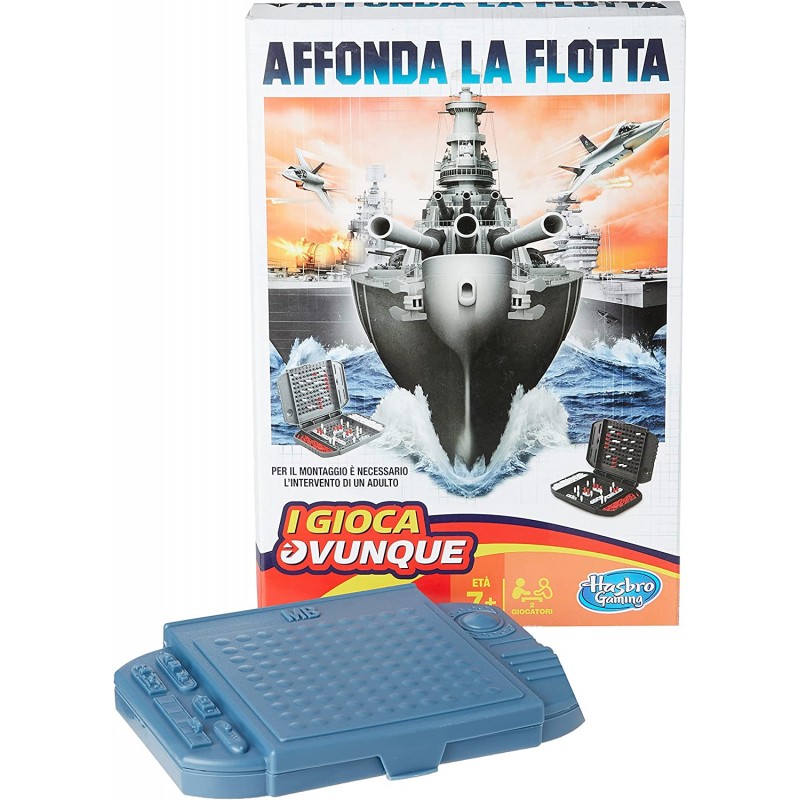 HASBRO - Affonda la Flotta Travel, Gioca Ovunque - 87544