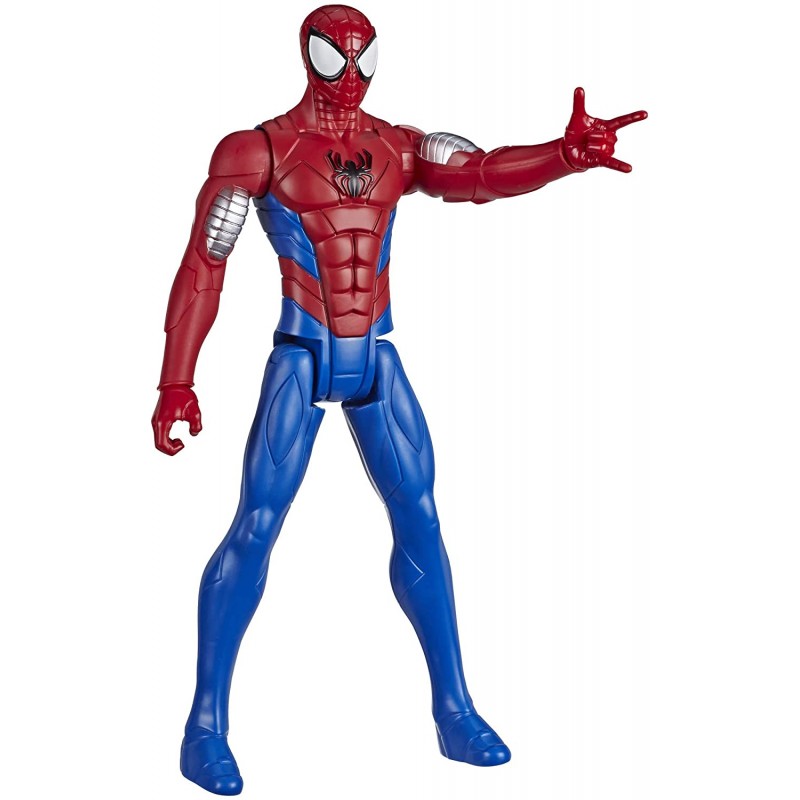 HASBRO - Marvel SpiderMan con Armatura Personaggio 30cm. - E8522