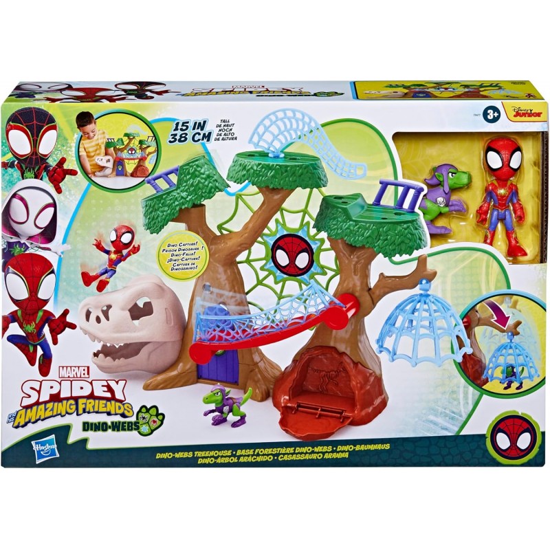 HASBRO - Marvel Spidey Casa sull'Albero Dino-Webs - F94775