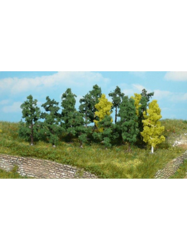 HEKI 1231 Confezione di alberi assortiti (altezza cm. 4-6) pezzi 25