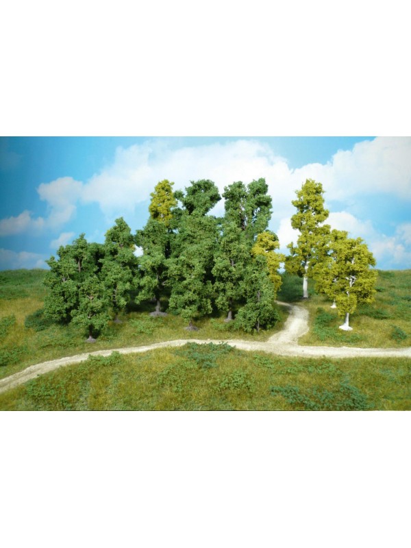 HEKI 1955 Confezione alberi e arbusti con fogliame e foglie pz. 20 (cm. 5/11)