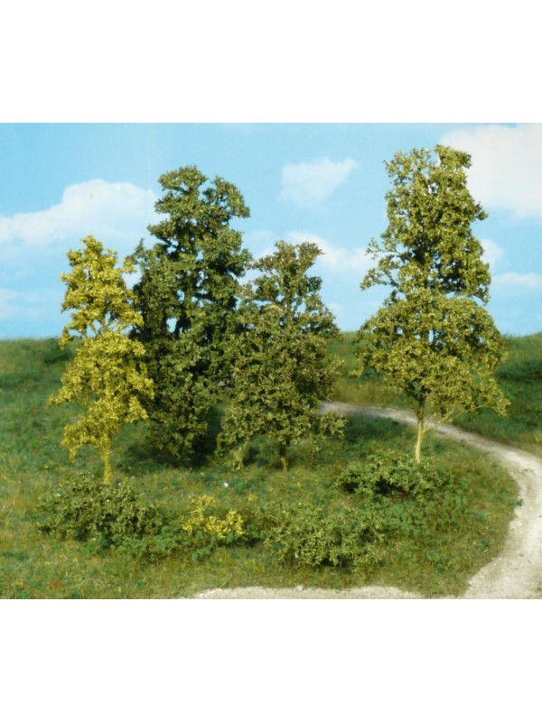 HEKI 1670 Confezione di 15 alberi con foglie verde chiaro in kit (kreativ Natur)