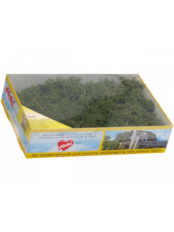 HEKI 1672 Confezione di 15 alberi con foglie verde scuro in kit (kreativ natur)