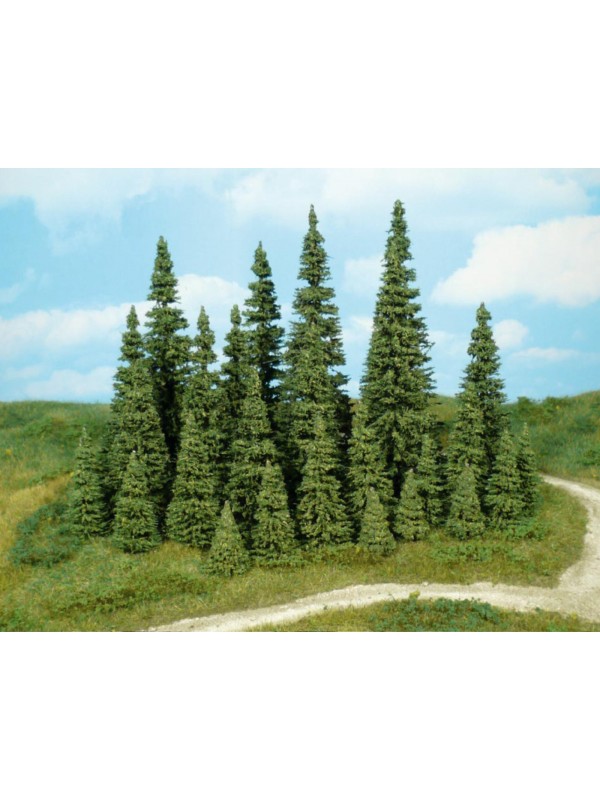 HEKI 2181 Confezione di venticinque abeti (altezza cm. 5-12)