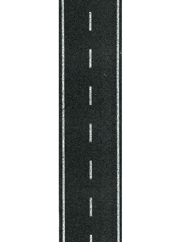 HEKI 6562 Scala N Strada asfaltata adesiva (misura cm. 100x4) con segnaletica