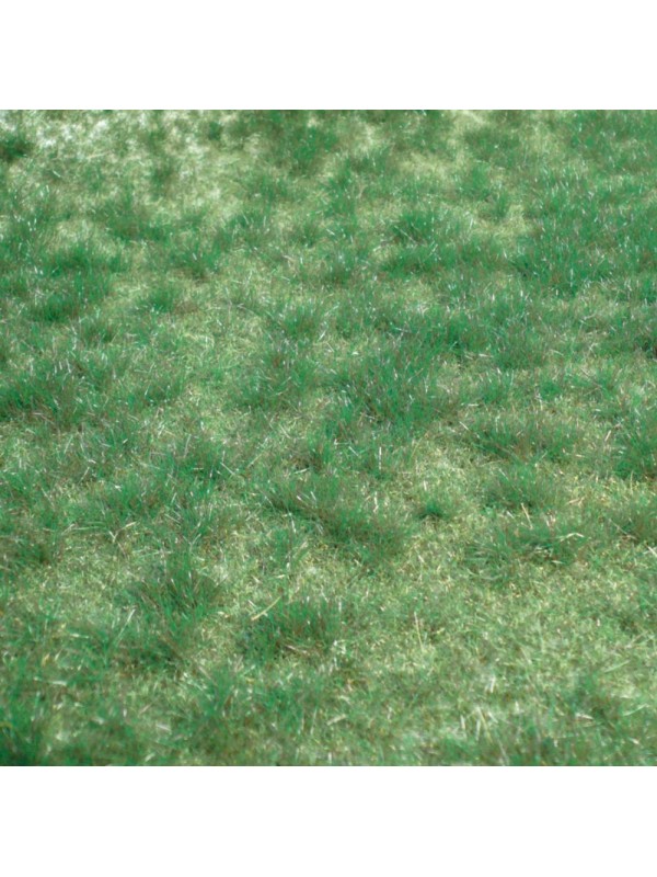 HEKI 1843 Tappeto realistico erba alta selvatica verde scuro (misure cm. 45x17)