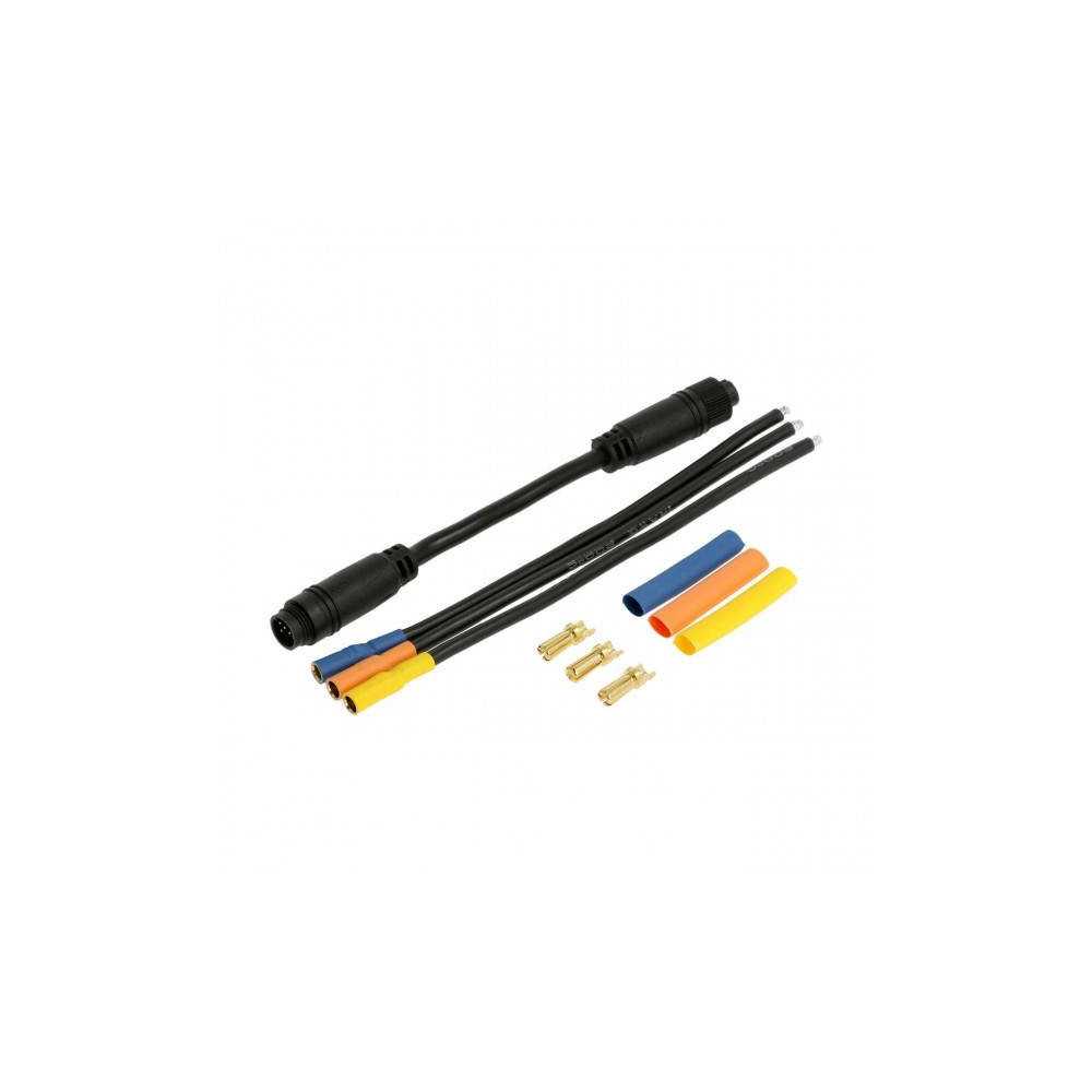 Hobbywing Prolunga cavi Motore + Sensore 125mm Watherproof per sistemi AXE Old Version R1 (art. HW30850300)