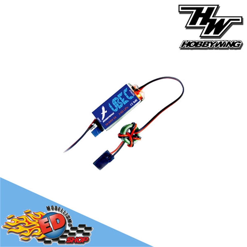 Hobbywing BEC regolatore di voltaggio LiPo 6V. 3A. 6S. 86010010 - [HW-UBEC-3A-6S]