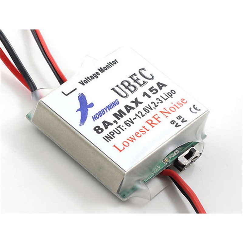 Hobbywing BEC regolatore di voltaggio LiPo 6V. 8A.3S - 86010030 - [HW-UBEC-8A-V1]