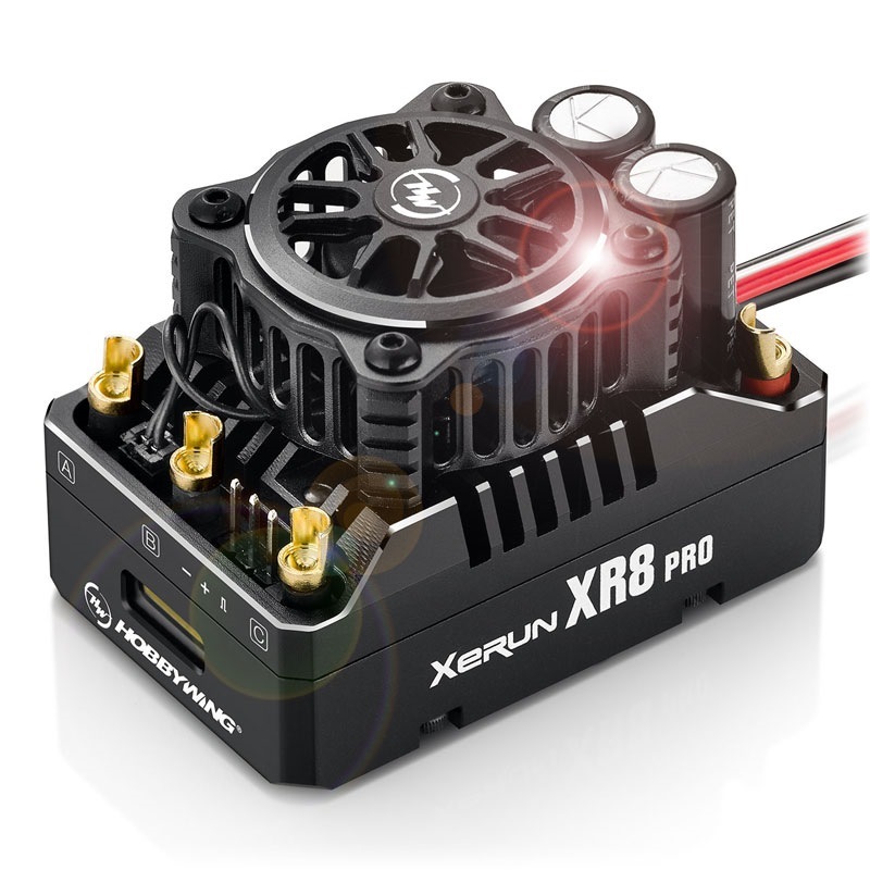 Hobbywing XERUN XR8 Pro G3 200A. 2-4s Regolatore brushless 200A sensored / sensorless - [HW30113400]