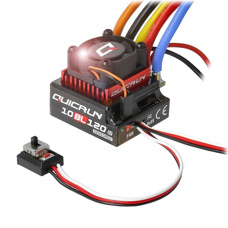 Hobbywing QUICRUN 10BL120G2 120A.Sensored Regolatore elettronico sensored 2-3S - [HW30125002]