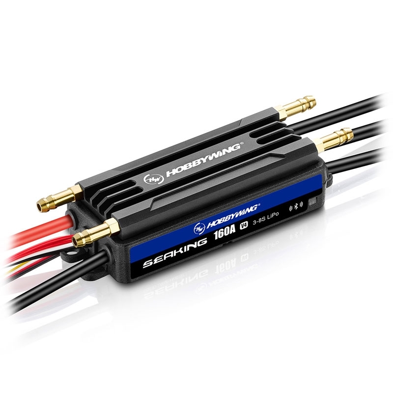 Hobbywing Seaking 160A Boat ESC V4 3-8s LiPo - [HW30206200]