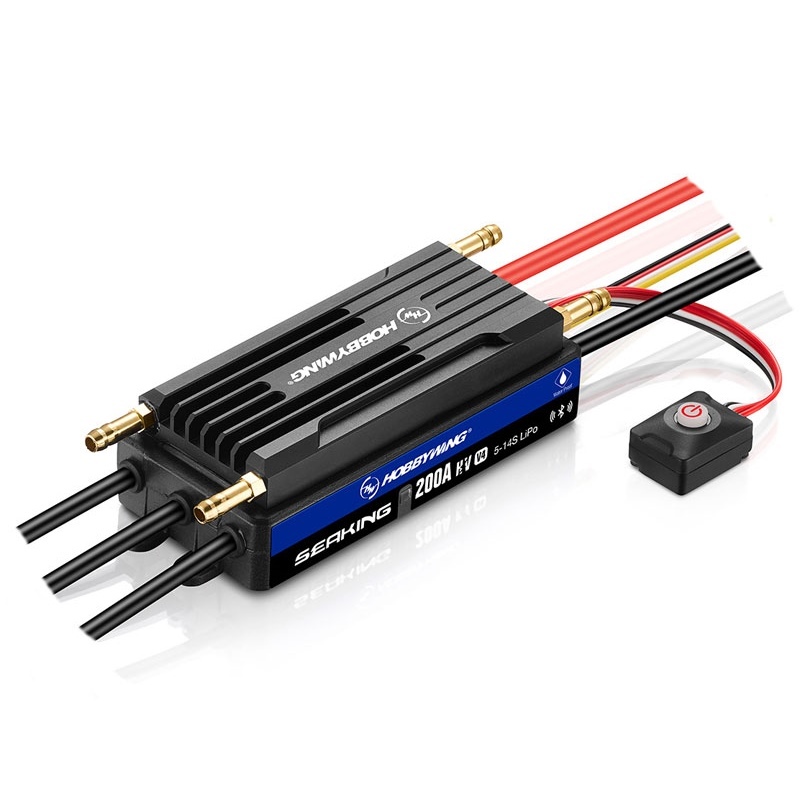 Hobbywing SEAKING 200A HV V4 Boat ESC 5-14s LiPo - [HW30301201]