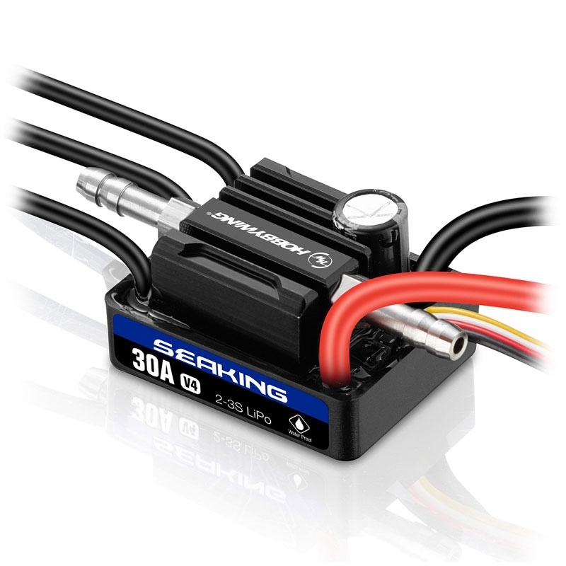 Hobbywing Seaking 30A Boat ESC V4 2-3s LiPo - [HW30302061]