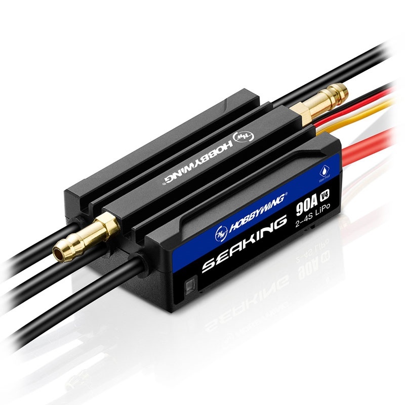 Hobbywing Seaking 90A Boat ESC V4 2-4s LiPo - [HW30302362]