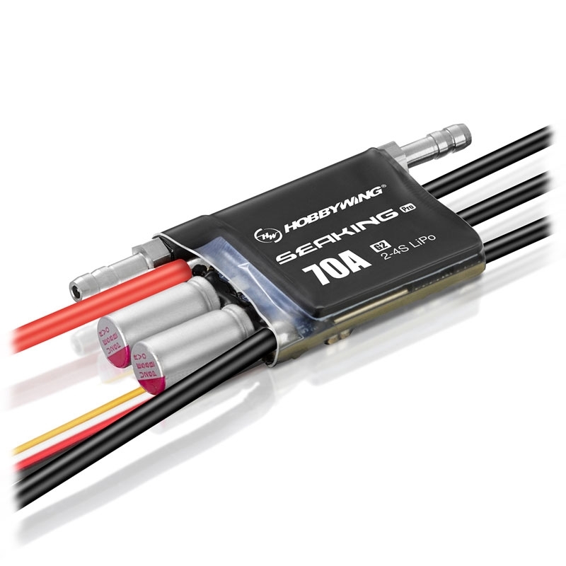 Hobbywing Seaking Pro 70A G2 Boat ESC 2-4s LiPo - [HW30302560]