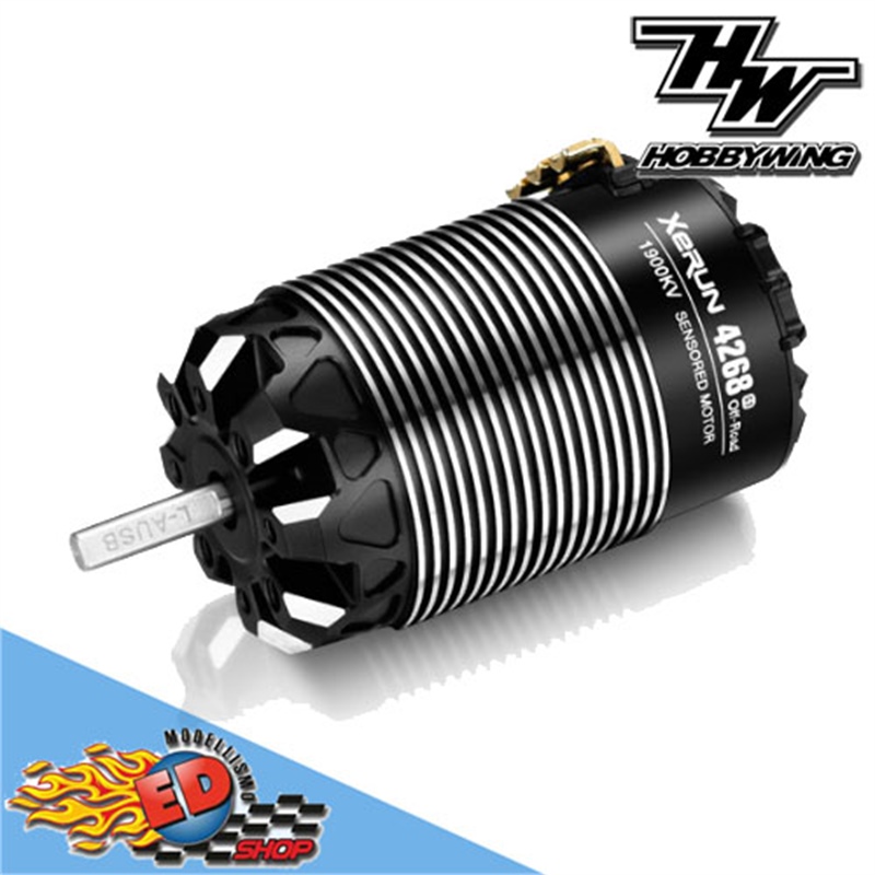 Hobbywing XERUN-4268SD-2200KV-BLACK-G3-OFFROAD Sensored Motore brushless 4 Poli 1/8 30401907 - [HW30401907]