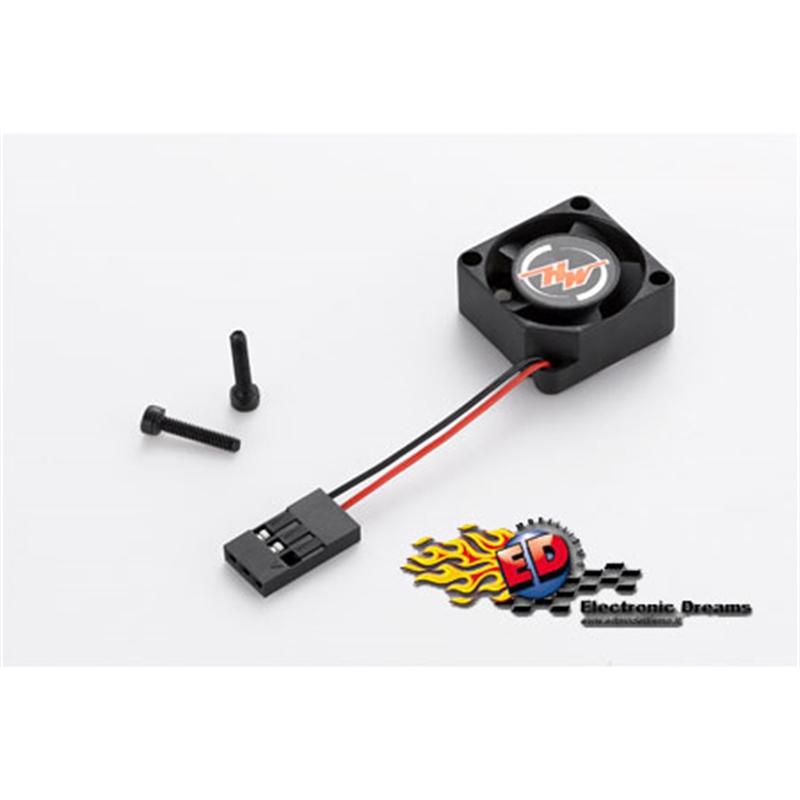 Hobbywing Ventola 2008SH-5V 15.000rpm 5V. 0.135A Nera x XR10 STOCK SPEC 30860500 - [HW30860500]