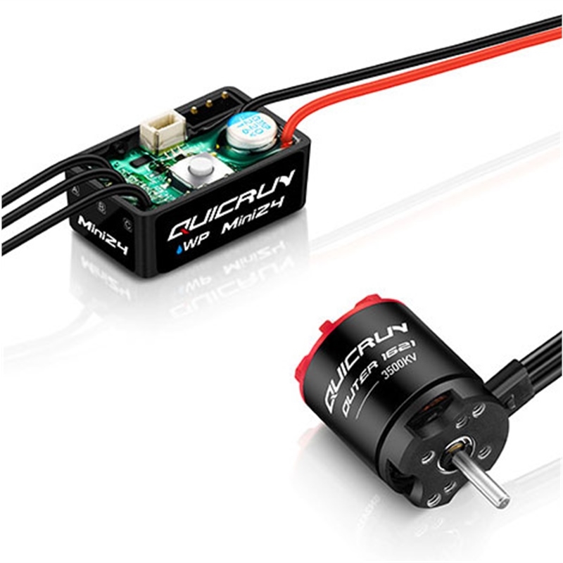 Hobbywing Quicrun WP-Mini24 Combo 1621SL 3500kv ESC + Motore x Scaler 1:24 - [HW38020436]