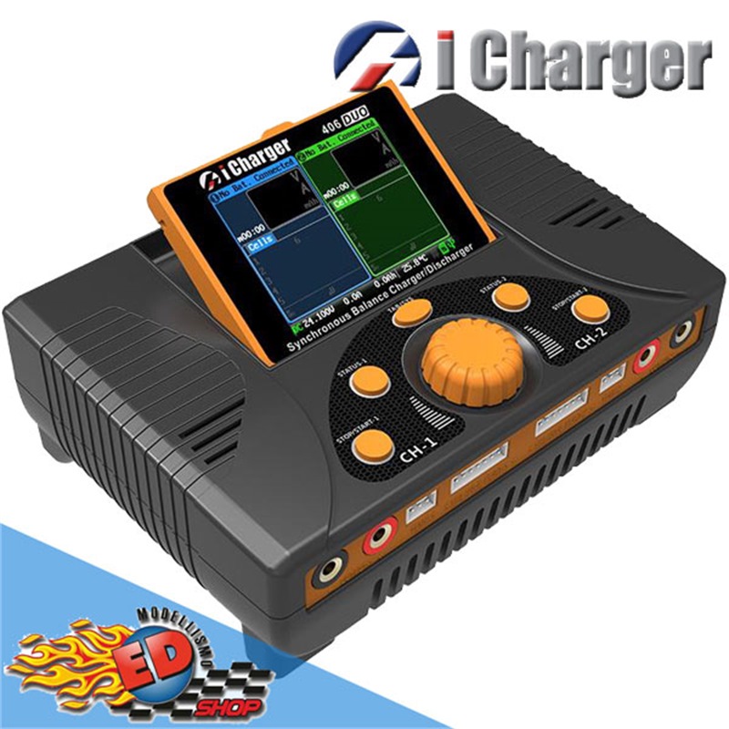 ICharger 406DUO caricabatterie 1400w 2 x 6S battery charger - [IC406-DUO]