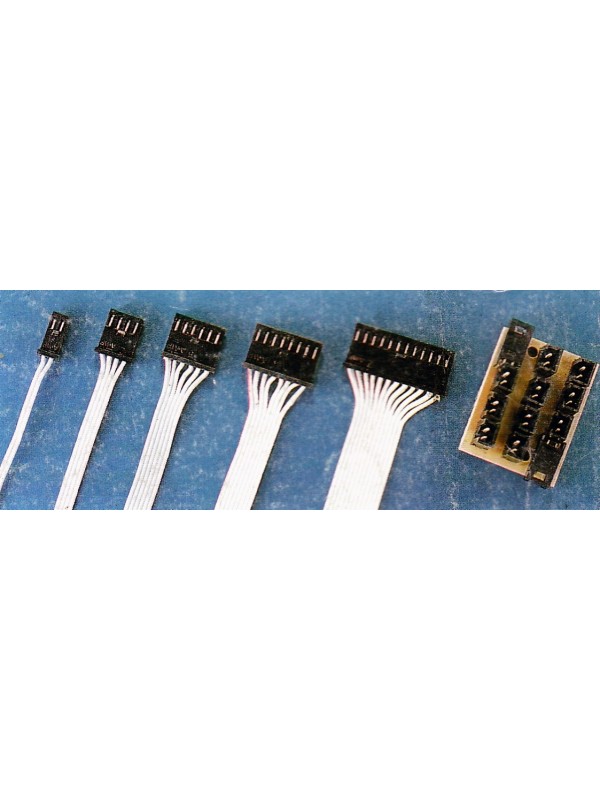 IL TRENO 1109 Scala HO Connettori a nastro a otto poli ml. 2 *ARTICOLO SOTTOCOSTO*